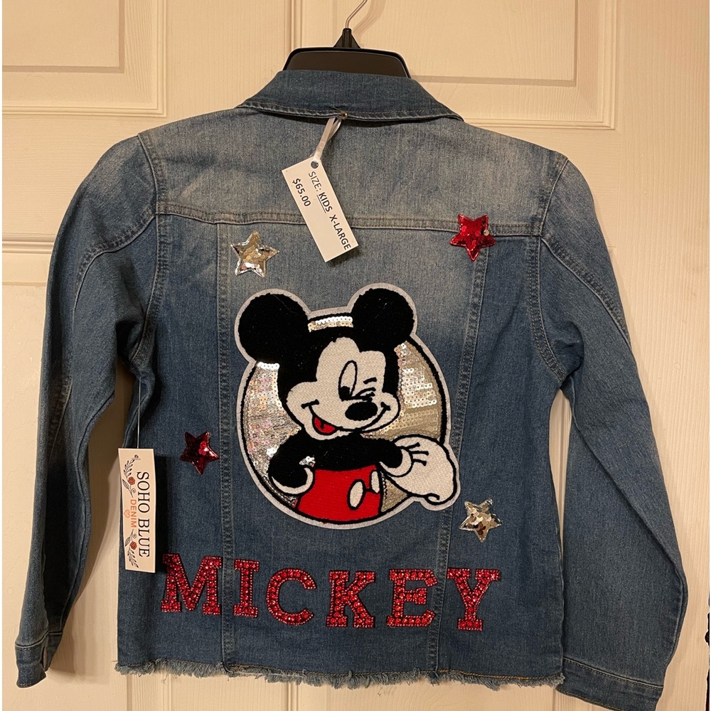 Mickey Mouse denim Jacket for boys/girls NEW